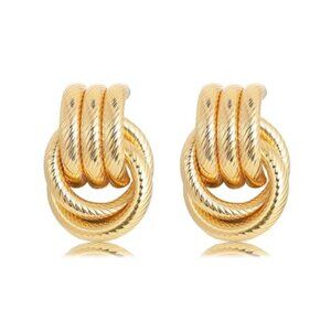 Gold Statement Earrings